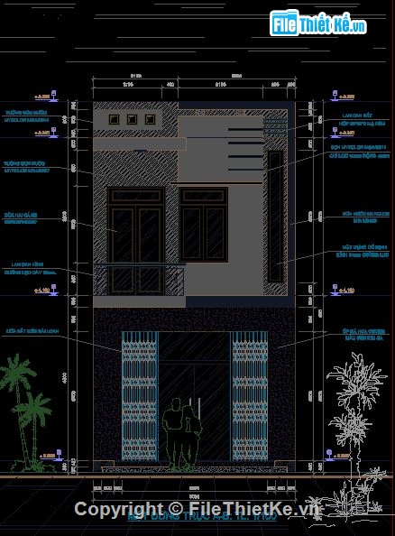 Bản vẽ,Nhà phố,Nhà hai tầng,kết cấu nhà phố,kiến trúc nhà phố